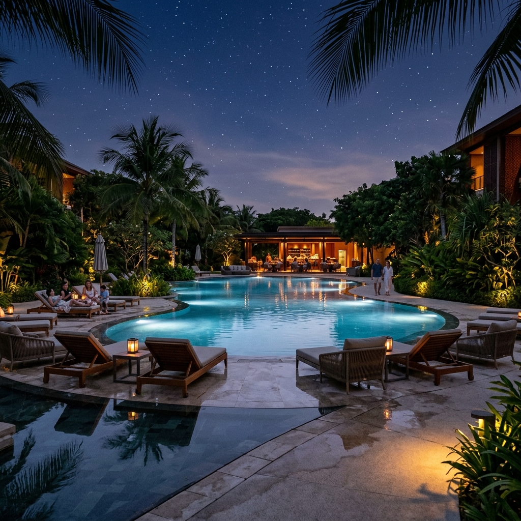 Night Pool Vibe